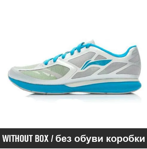 Li-Ning Men's Outdoor Portable Running Shoes Li Ning Anti-Skid Breathable PU Fabric Sports Sneakers