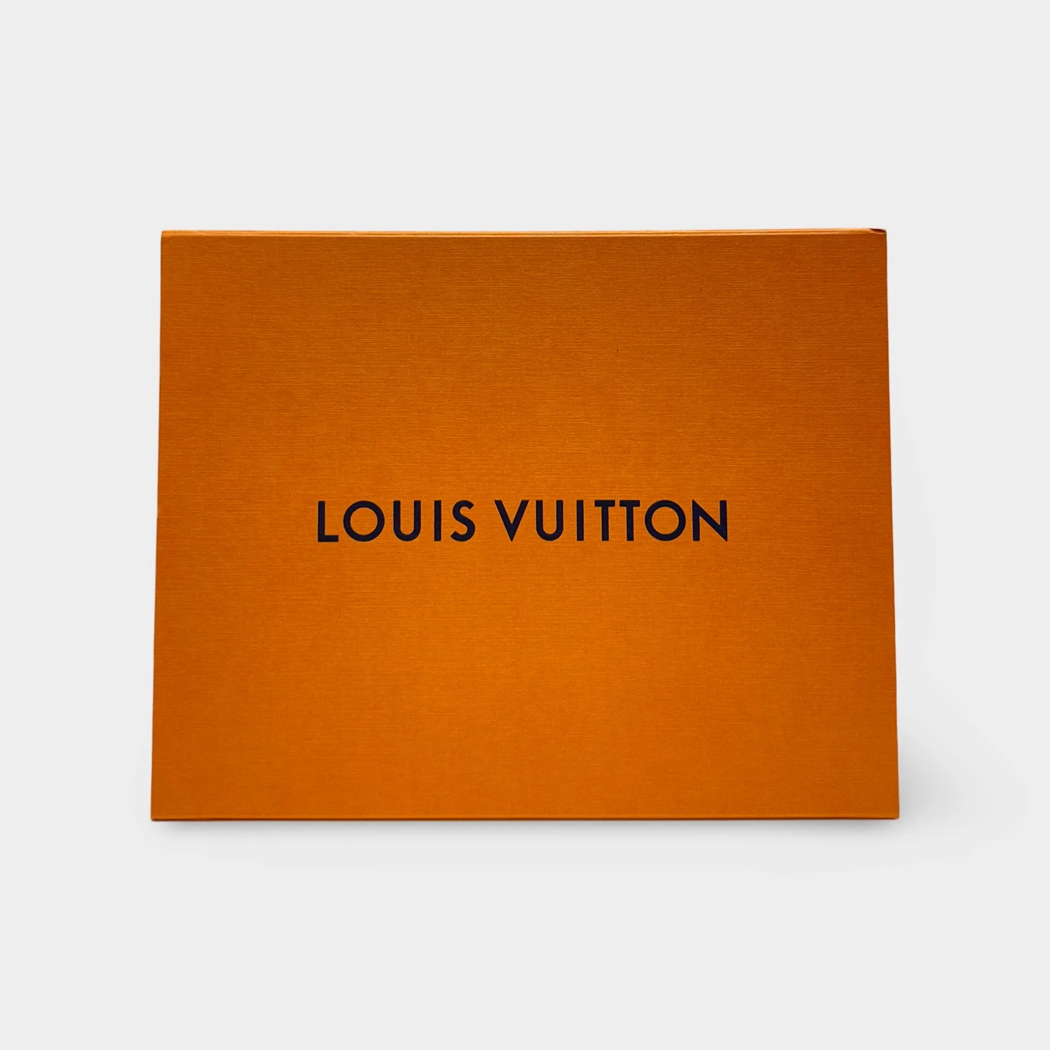 Louis Vuitton Men's Black Loafers With Front Logo