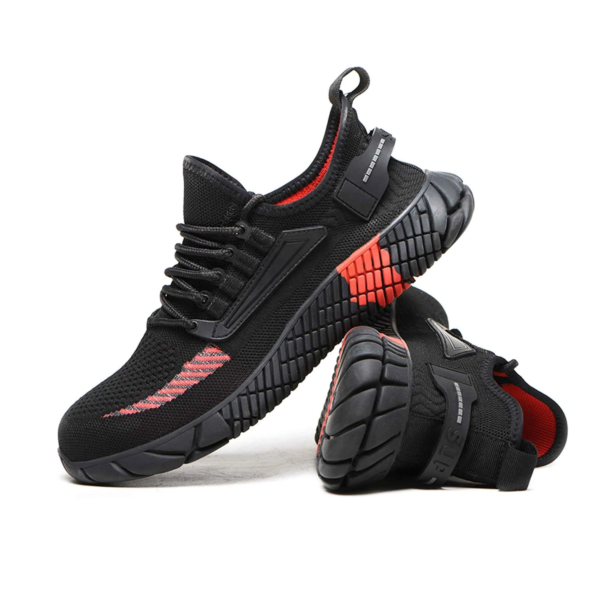 Men's Steel Toe Sneakers - Rubber Sole | B116
