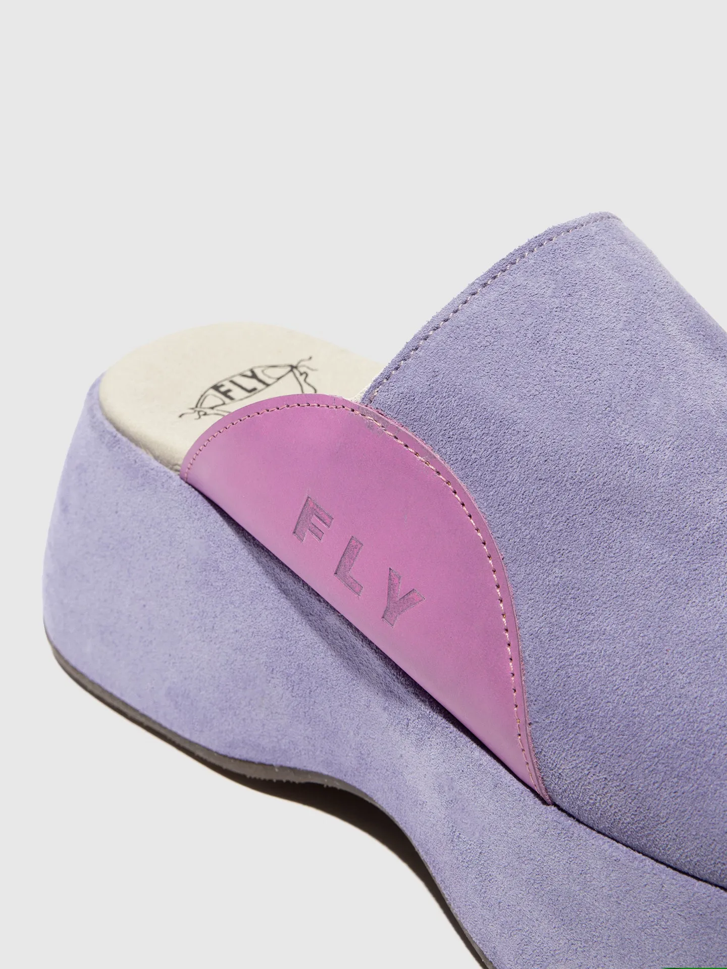 Slip-on Mules BEZI078FLY VIOLET/VIOLET