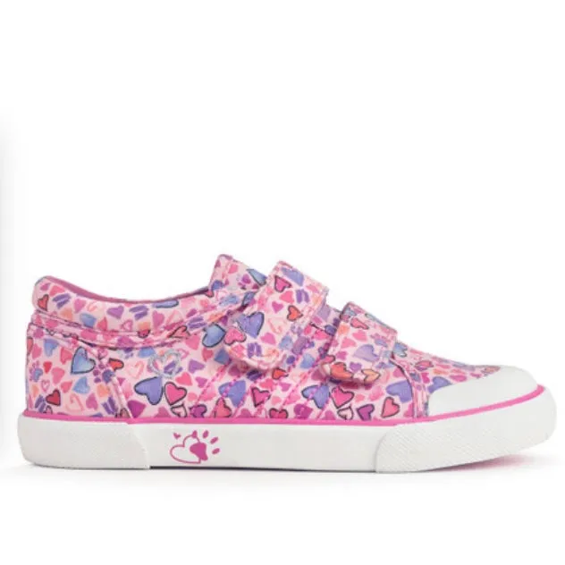 Start rite Loveheart pink canvas